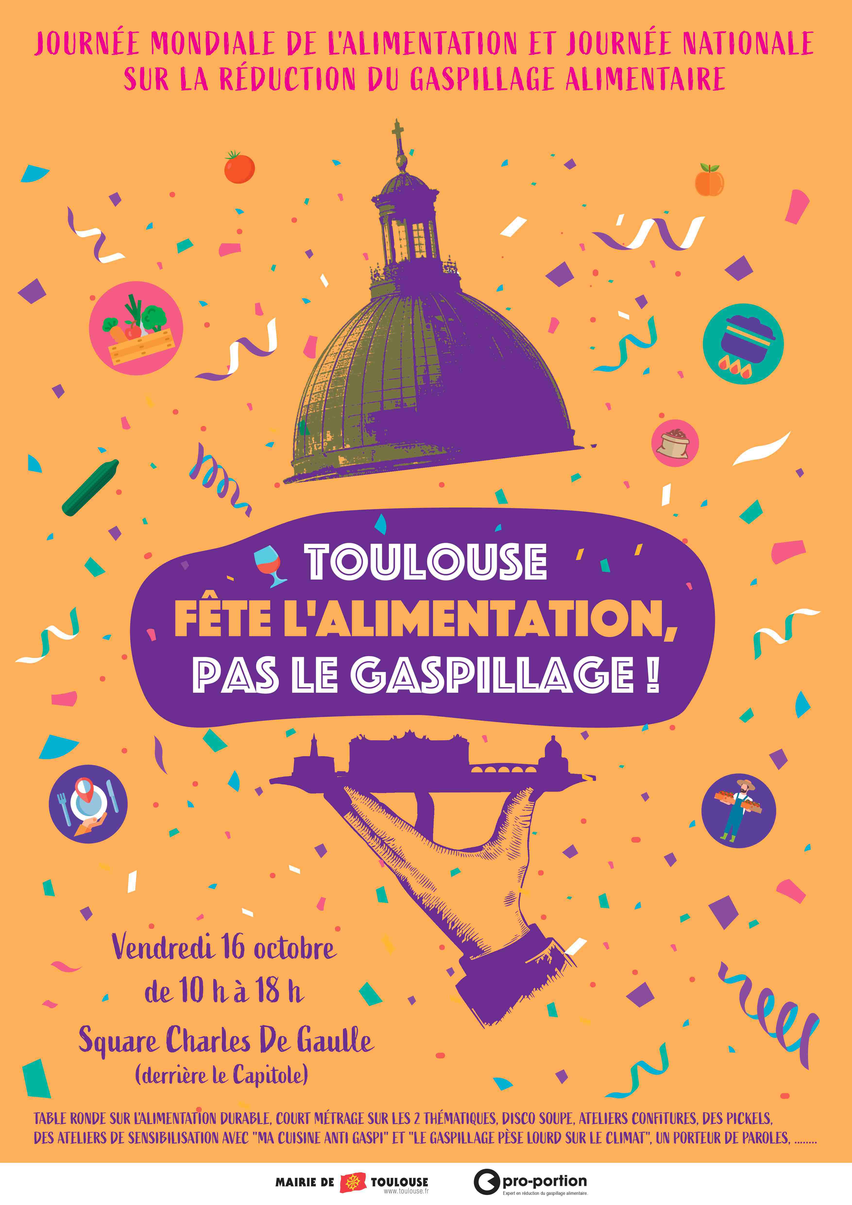 Toulouse fête l'alimentation, pas le gaspillage !