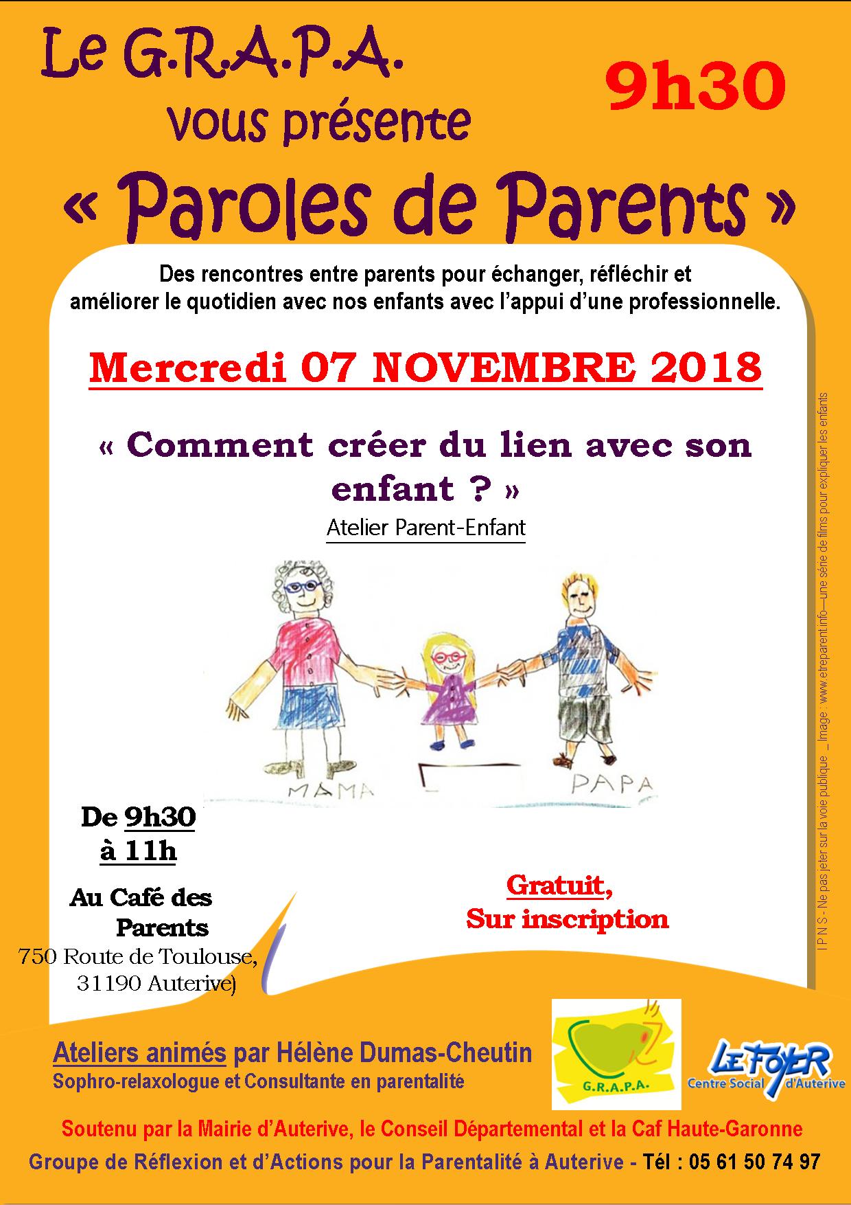 Comment créer du lien avec son enfant ?